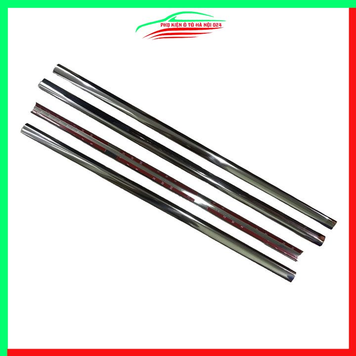Bộ nẹp viền chân kính inox Everest 2006-2015