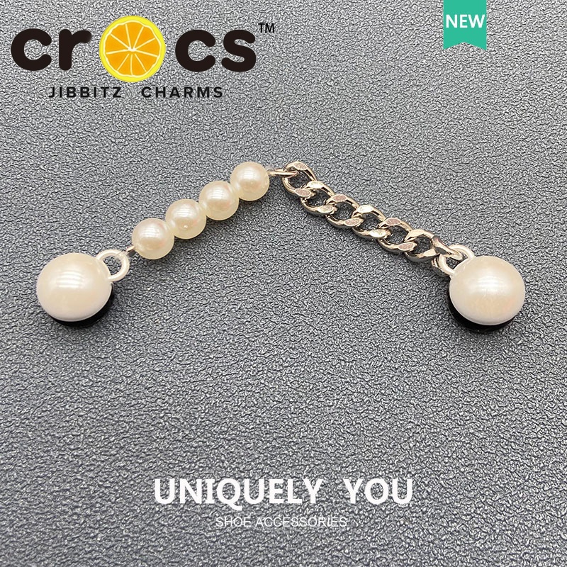 Phụ Kiện Khóa Kim Loại Đính Đá Xanh Dương / Đỏ Chất Lượng Cao Dùng Để Trang Trí Giày Crocs