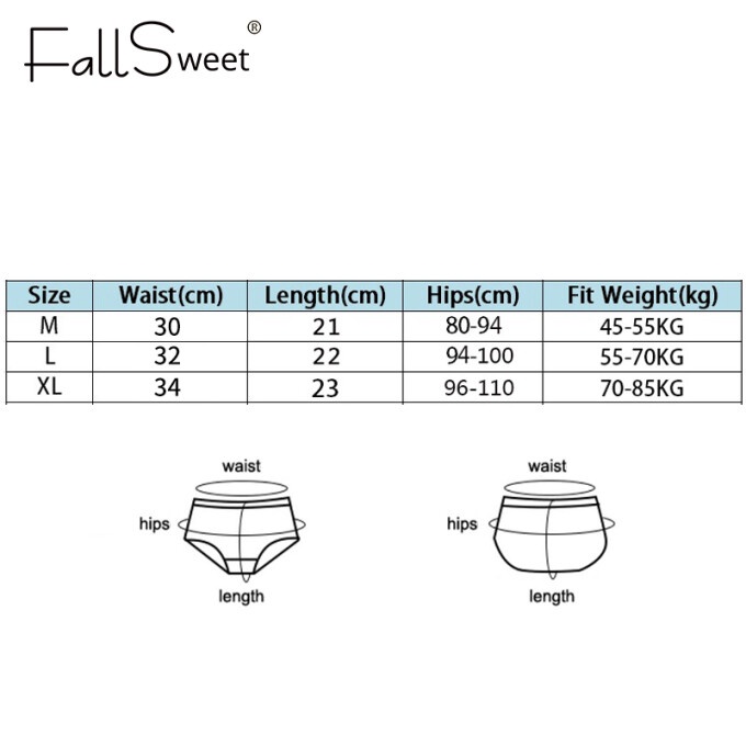Set 3 quần lót cotton FallSweet size lớn cho nữ (có bán lẻ)
