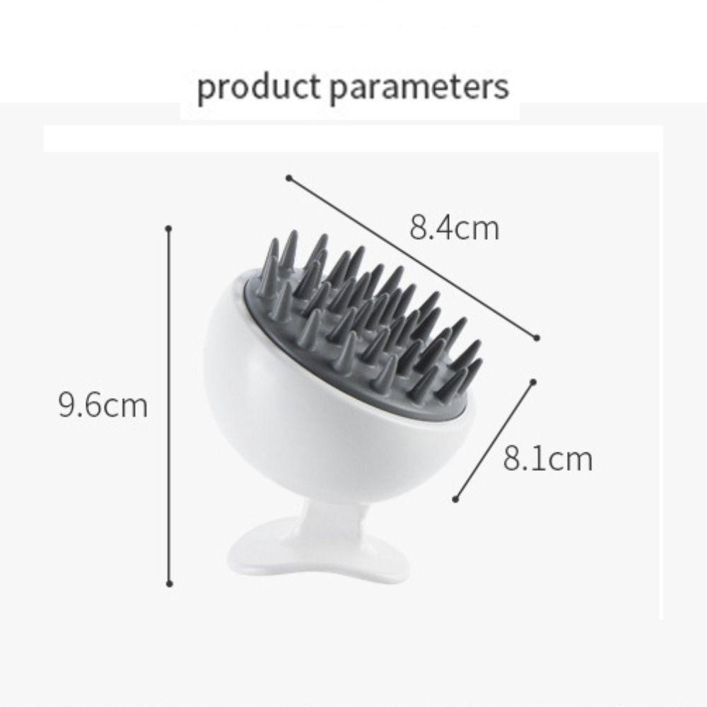 CABEZA Lược Silicone Mát Xa Da Đầu Tiện Dụng Khi Gội Đầu