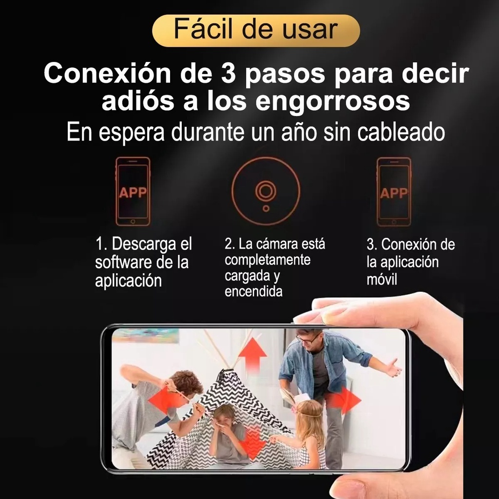 Camera An Ninh mini Kết Nối wifi Không Dây hd