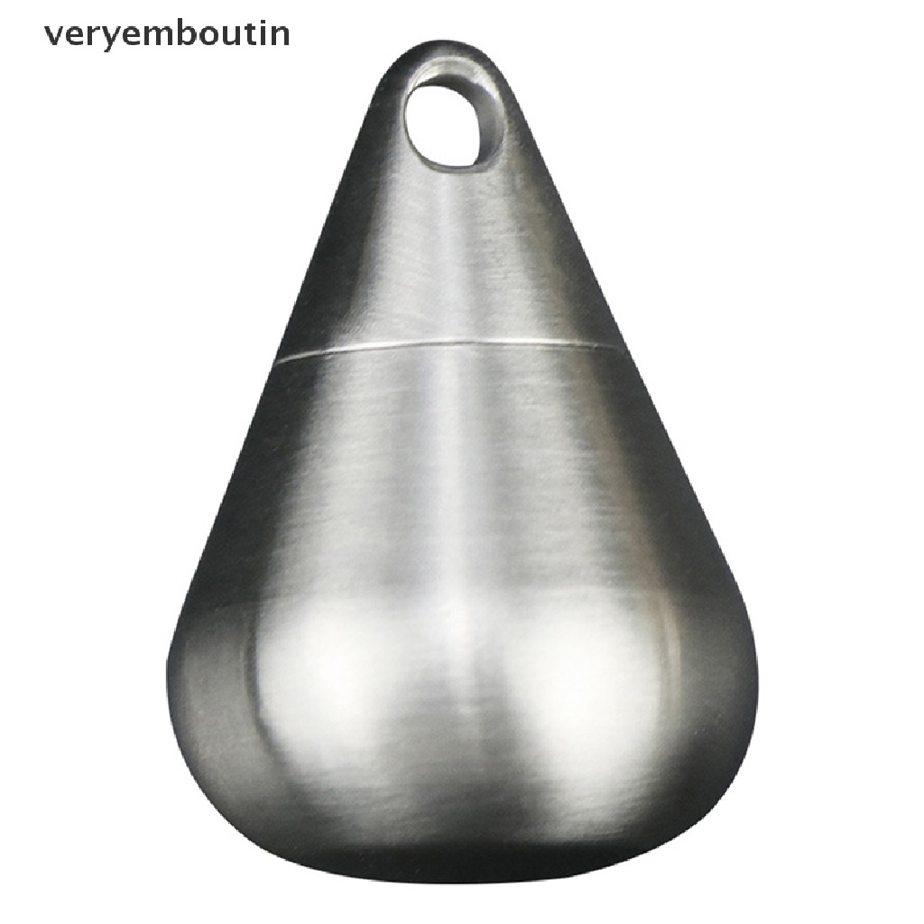 1 Hộp Đựng Thuốc Mini Bằng Thép Không Gỉ Chống Thấm Nước