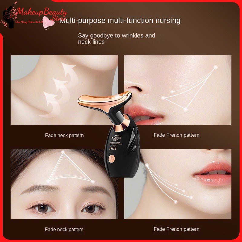 Máy massage nâng cơ da mặt toàn diện. Máy mát xa nâng và làm săn chắc da mặt đa dhiều HIH MS 245