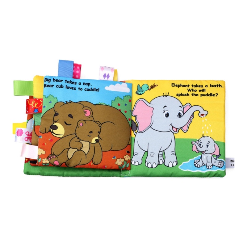 Sách Vải Mềm Mại Giáo Dục Sớm Cho Bé Phát Triển Trí Tuệ