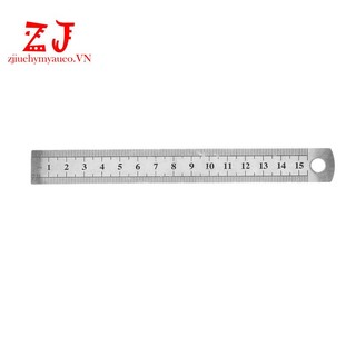 Thước đo kim loại không gỉ 15cm 6 inch chất lượng