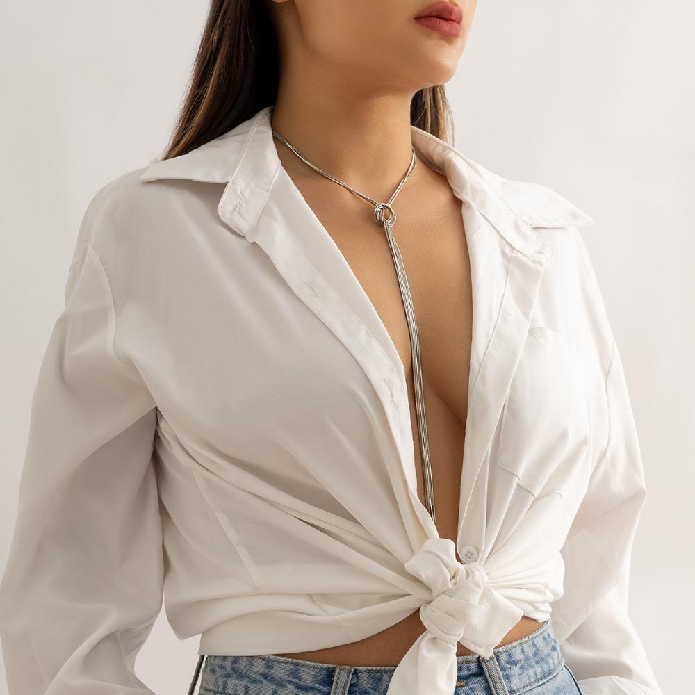 Vòng cổ Choker Kiểu Xương Rắn Quyến Rũ