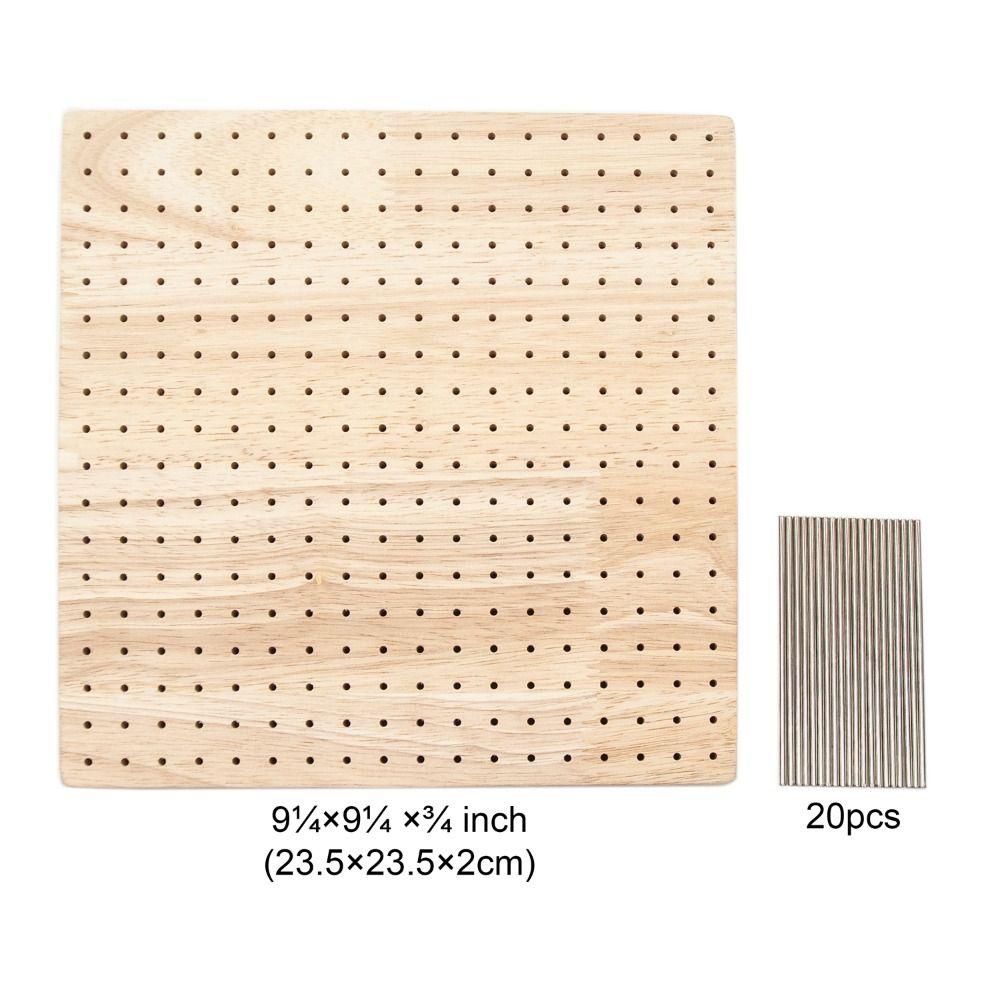 Tấm Gỗ Dùng Làm Thảm Chặn Kim Mắt To DIY