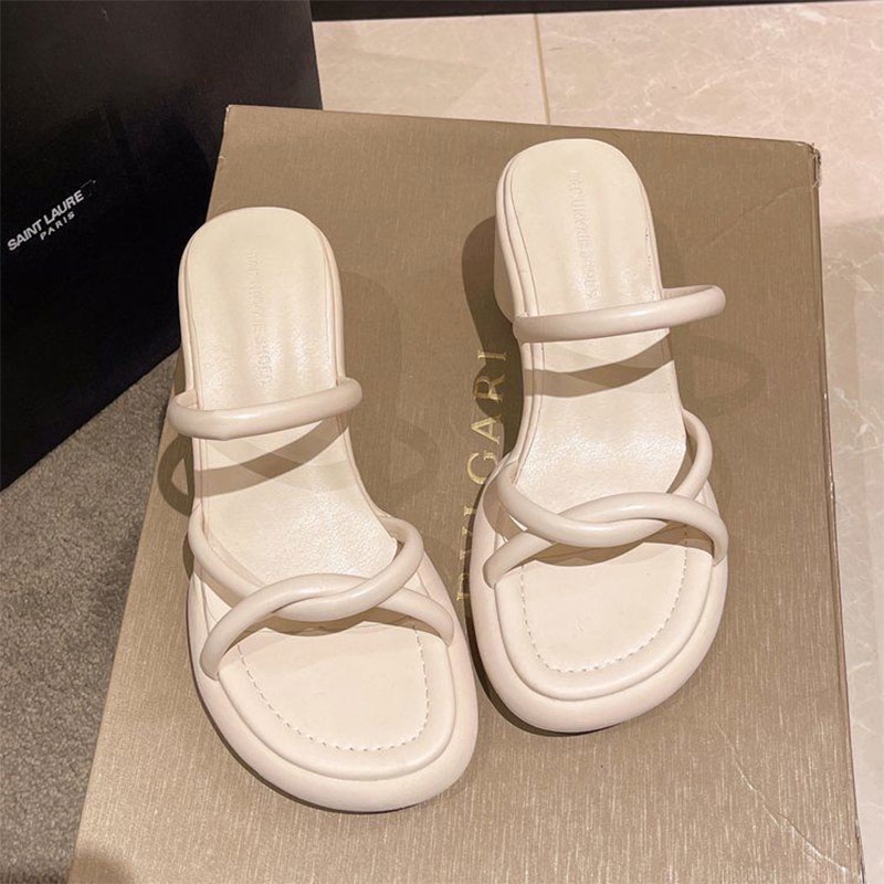 Giày sandal SHIZHIBAO cao gót hở ngón thời trang trẻ trung dành cho nữ