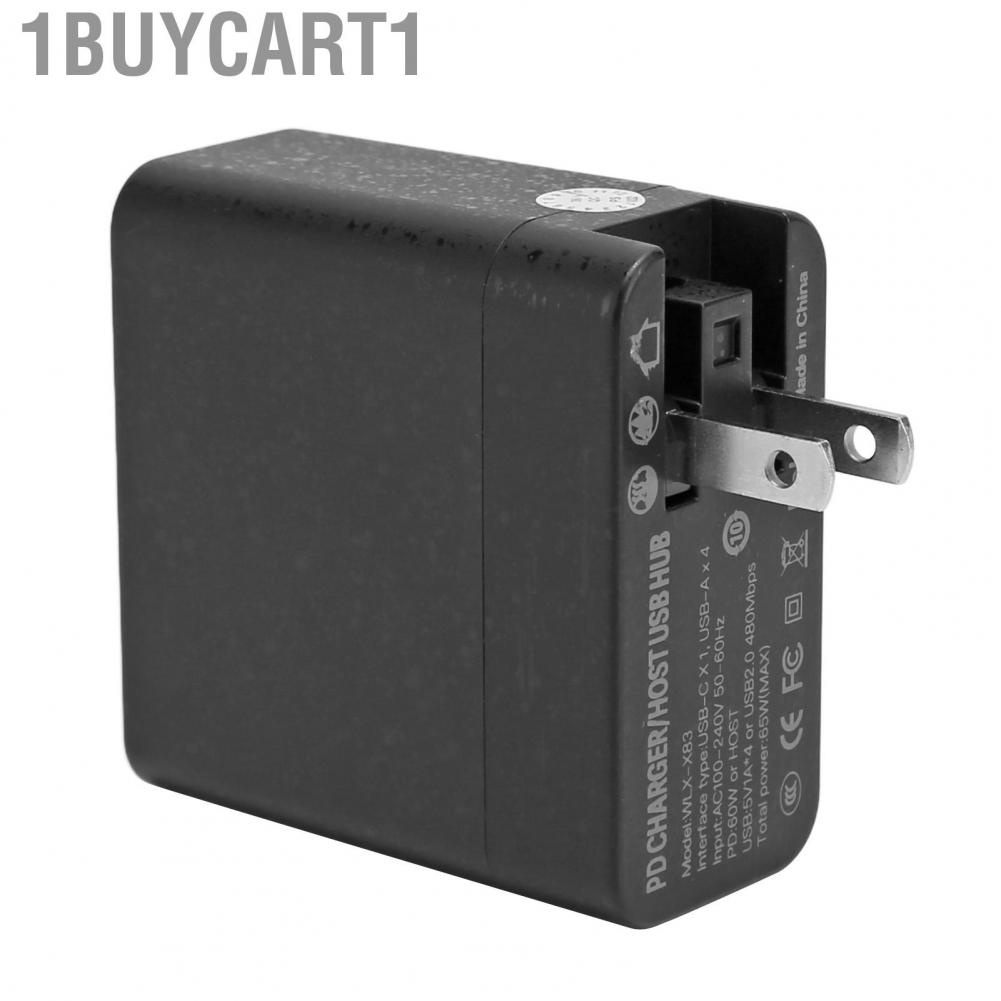 1buycart1 Type C Charging Station PD65W 5 Port Desktop USB  Head DSO