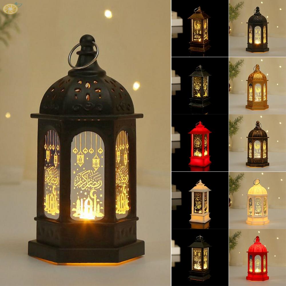 【VARSTR】Ramadan Eid LED Light Mubarak Muslim Lantern Lamp Ornament Party Hanging Decorations Brand New
