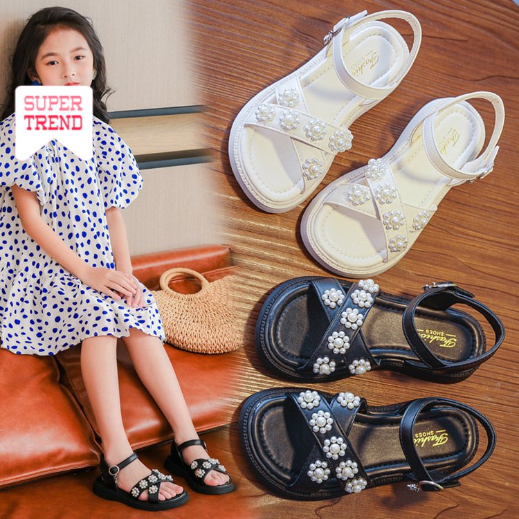 Giày Sandal Đế Mềm Hở Ngón Thoải Mái Thời Trang Mùa Hè Dành Cho Bé Gái