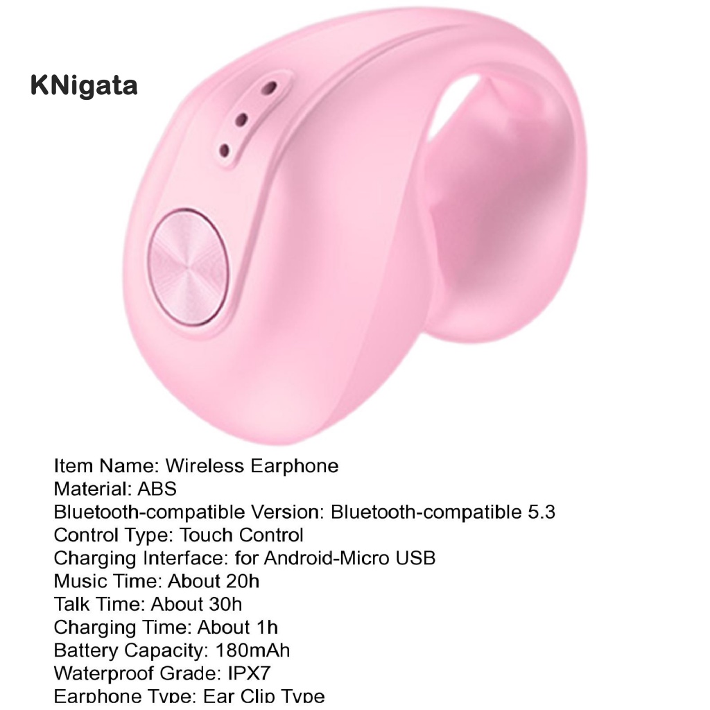 Tai Nghe Nhét Tai Không Dây Bluetooth 5.3 Công Suất Thấp Cho iOS Android