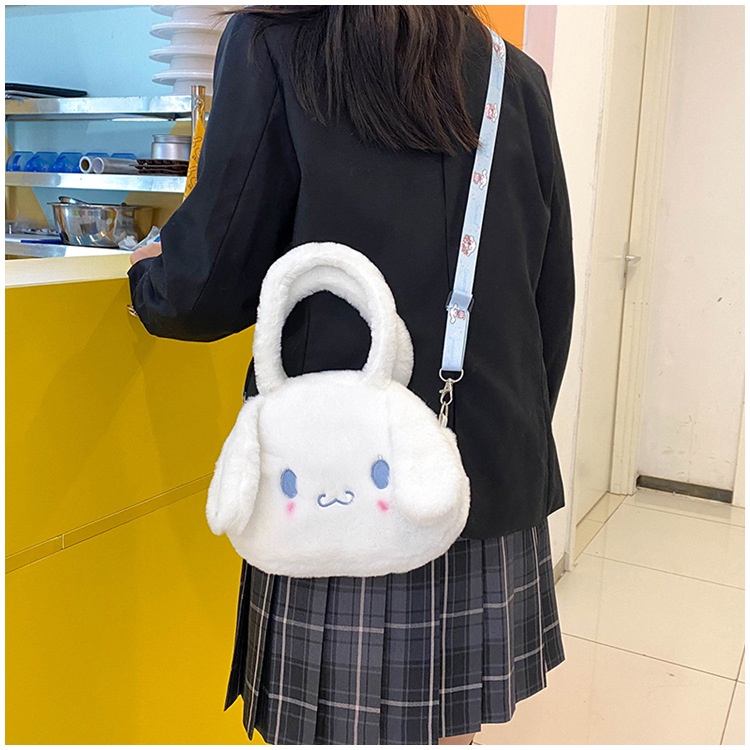 Túi Đeo Chéo Cỡ Lớn In Họa Tiết Hoạt Hình Dễ Thương Phong Cách Hàn Quốc Cho Nữ