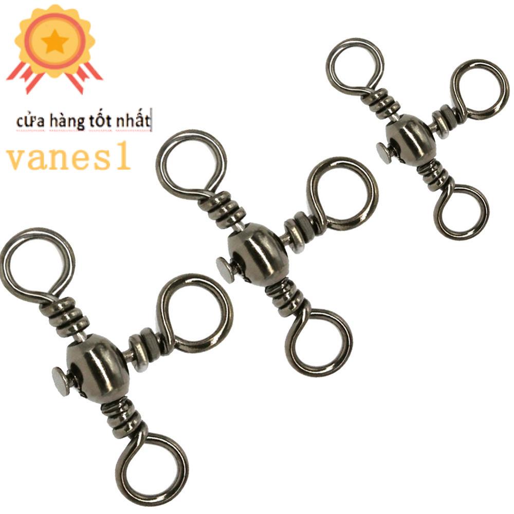 Set 50 Khoen Móc Câu Cá 3 Chiều Bằng Thép Không Gỉ