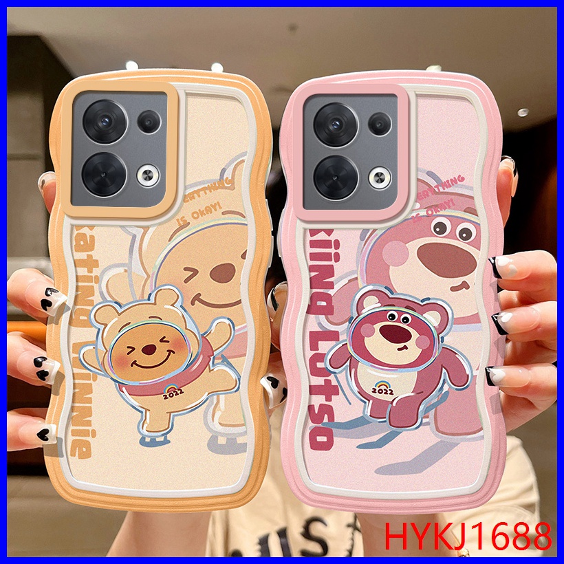 Ốp lưng Oppo Reno8 5G Ốp Điện Thoại tpu Mềm Họa Tiết Lượn Sóng Cho Oppo Reno 8 5G Reno8 5G TY