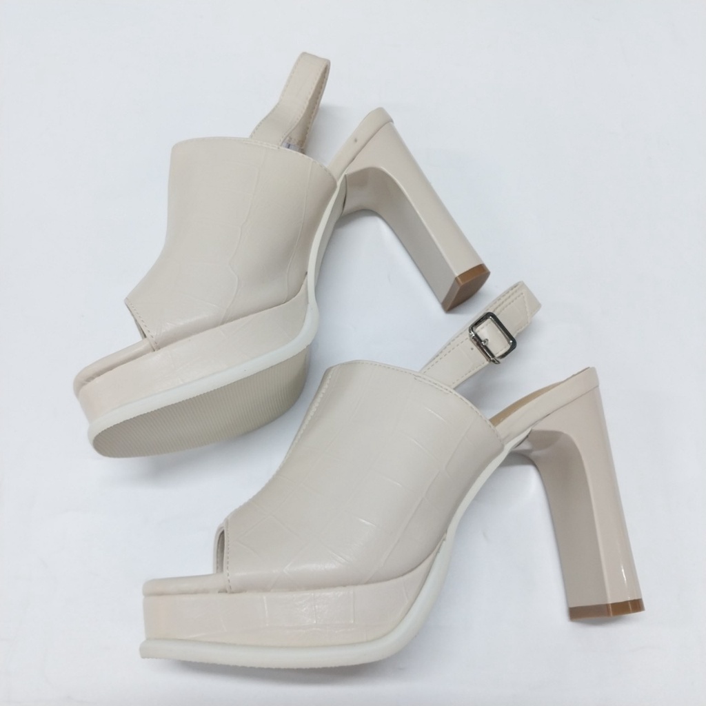 Giày MK quai sau, cao 2 đế 10cm