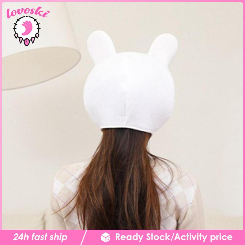 Mũ Beanie Phối Tai Thỏ Hóa Trang Nhân Vật Lovoski
