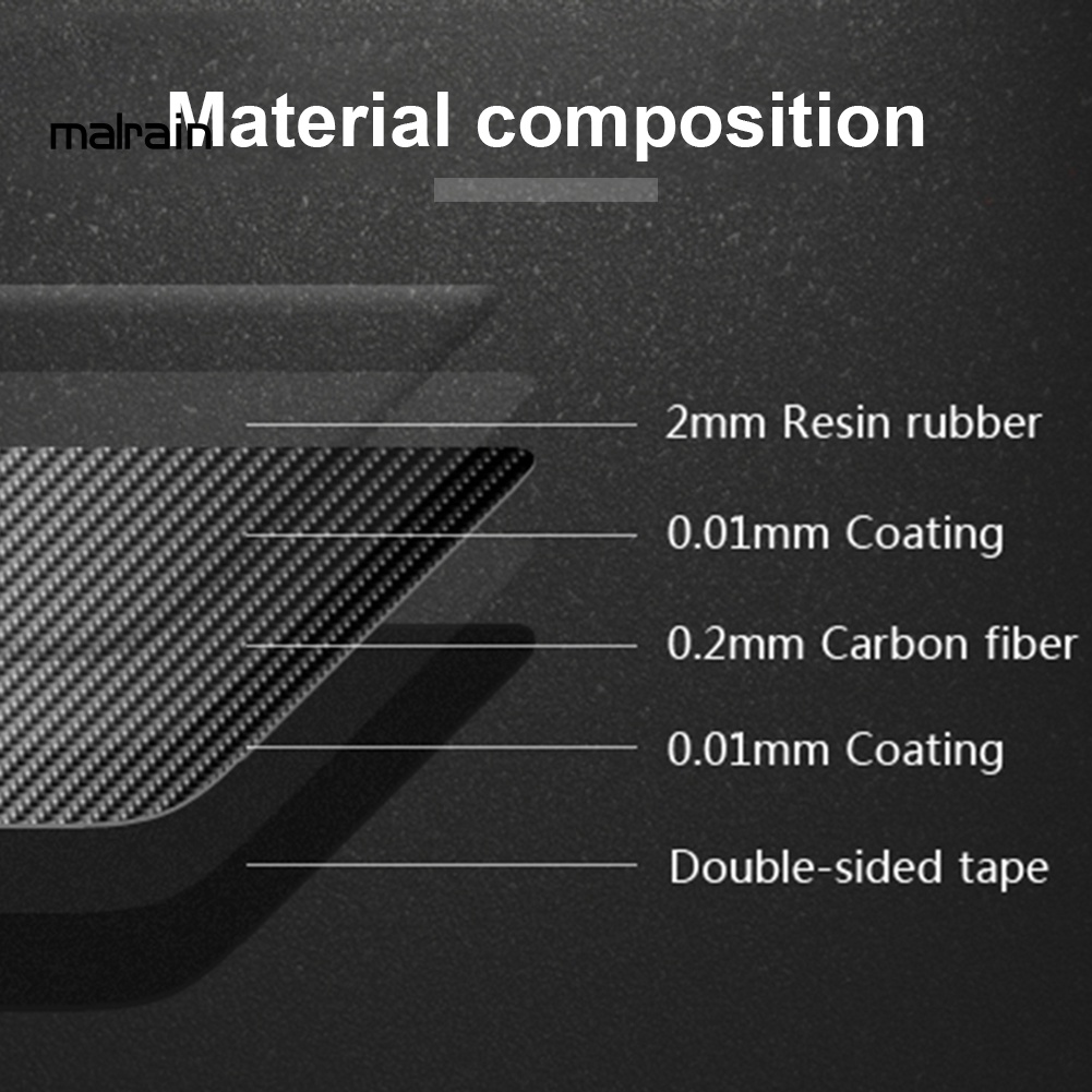 Miếng Dán Trang Trí Tay Nắm Cửa Xe Hơi Nissan Bằng Sợi Carbon