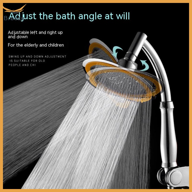 Vòi Hoa Sen Áp Suất Cao 5 / 6 Inch Có Thể Điều Chỉnh Xoay 360 Độ Tiện Dụng