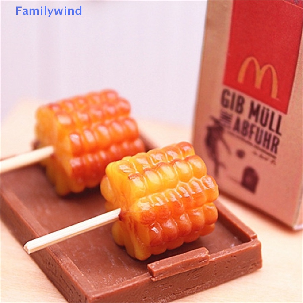 Set 2 Xiên Bắp Đồ Ăn Tỉ Lệ 1: 6 Trang Trí Nhà Búp Bê