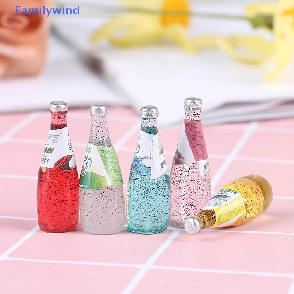 Set 5 Ly Nước mini Tỉ Lệ 1 / 12 Cho Nhà Búp Bê