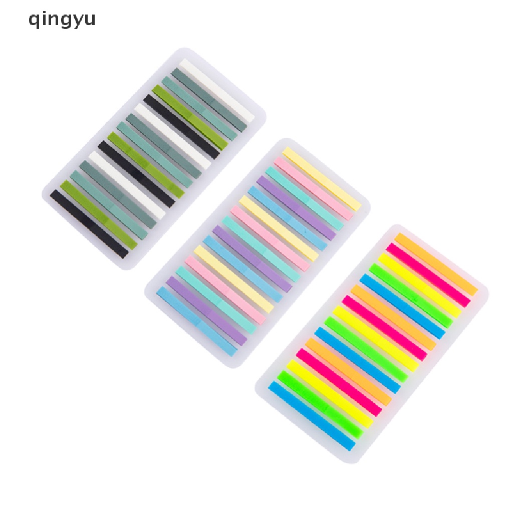 Bộ 300 Miếng Dán Ghi Chú Màu Dạ Quang Trong Suốt