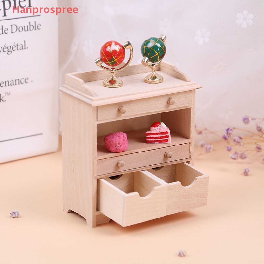 Bộ Mô Hình Tủ Nội Thất Trang Trí Nhà Búp Bê Tỉ Lệ 1: 12