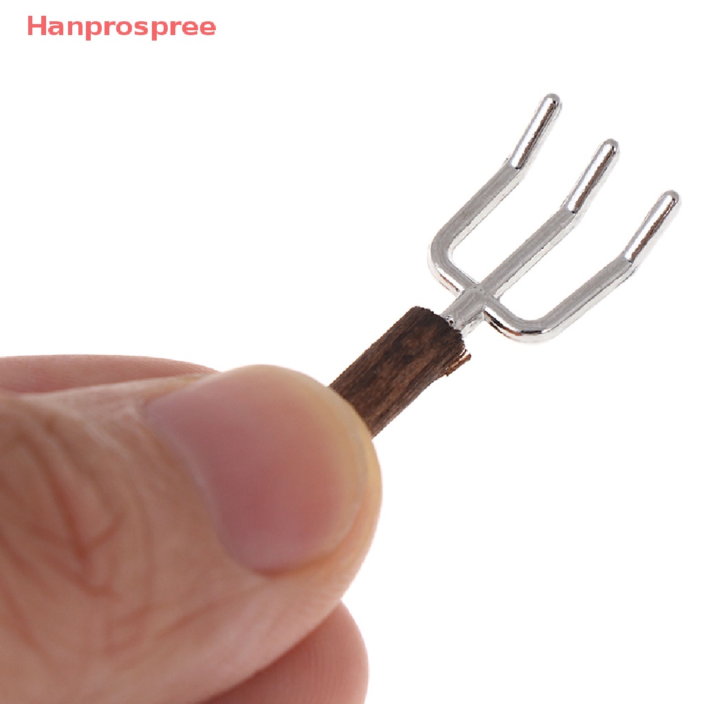 Bộ 3 Dụng Cụ Làm Vườn Mini Tỉ Lệ 1: 12 Trang Trí Nhà Búp Bê