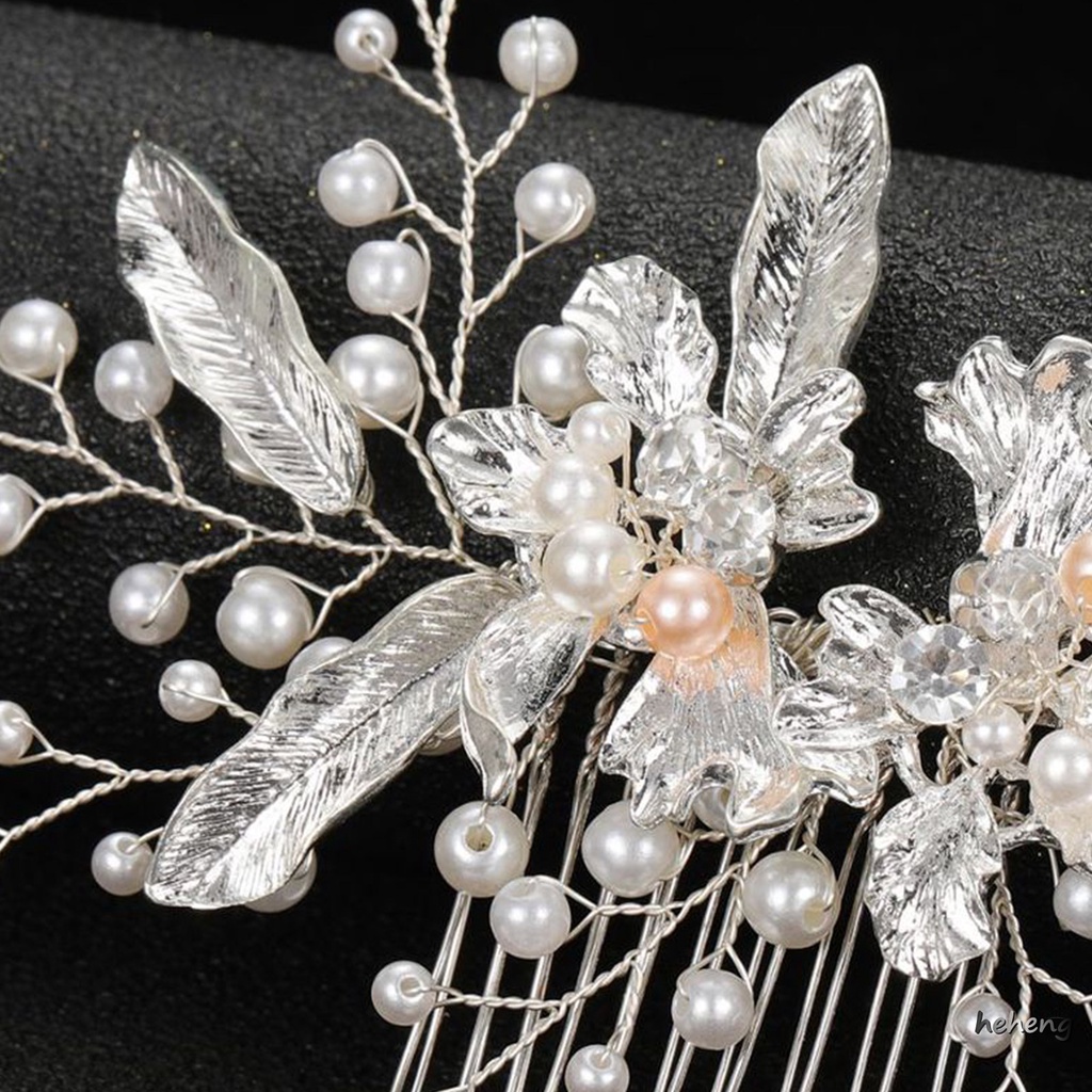 Lược Chải Tóc Xoăn Dày Đính Ngọc Trai Pha Lê Màu Sắc Thời Trang Dành Cho Nữ