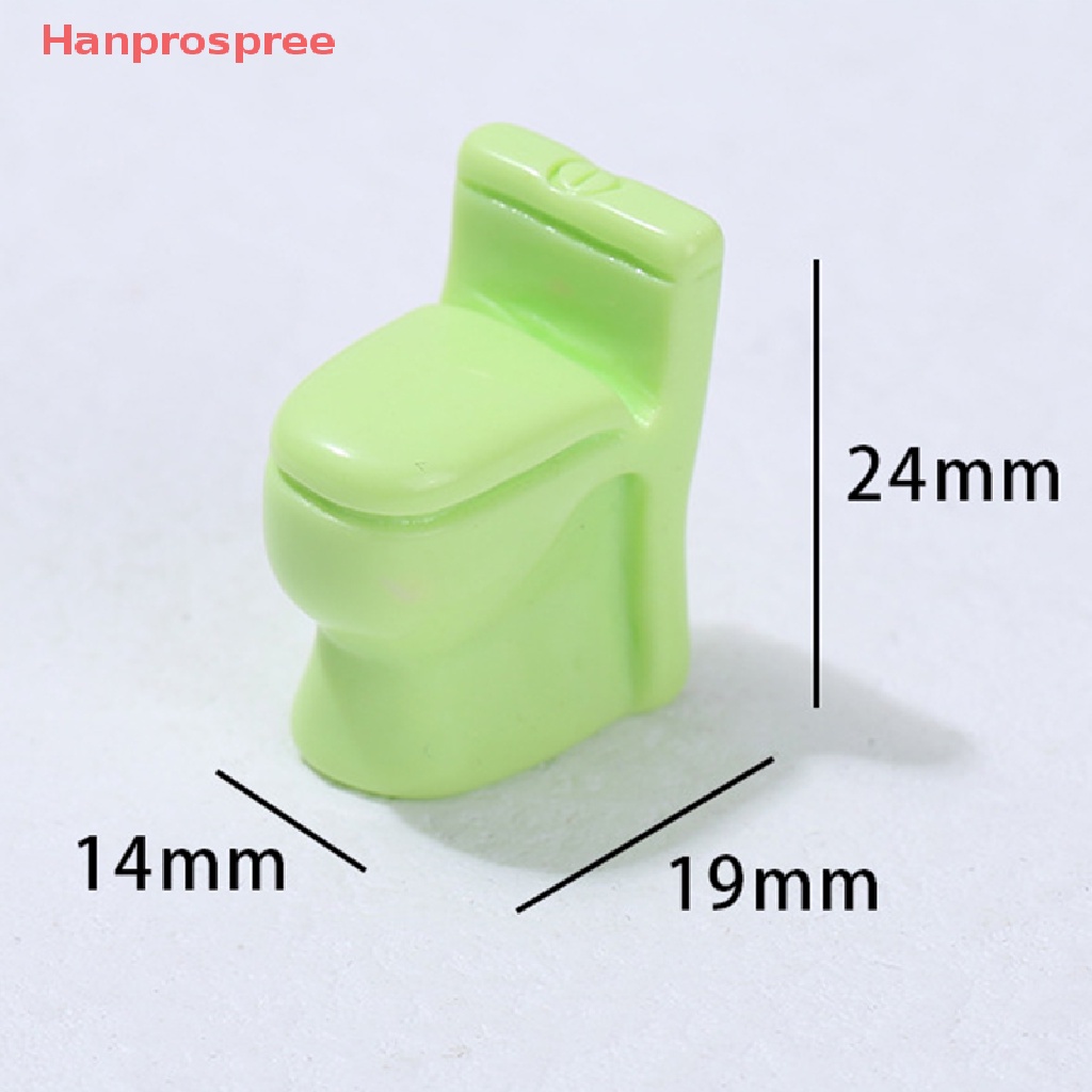 Hanprospree > Mô Hình toilet mini Màu Sắc Dùng Trang Trí Nhà Búp Bê
