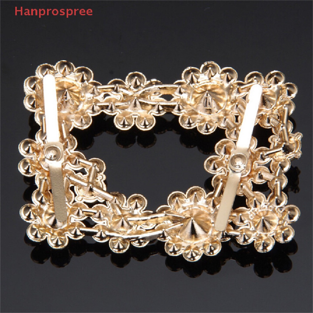 1 Khóa Kẹp Giày Đính Đá Pha Lê Bằng Hợp Kim Dành Cho Cô Dâu