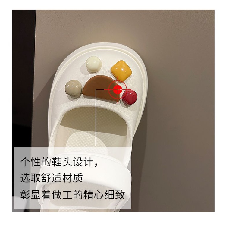 Dép Sandal Đế Dày Chống Trượt Thời Trang Mùa Hè 2023 Phong Cách Hoạt Hình Dễ Thương Cho Nữ FT6334