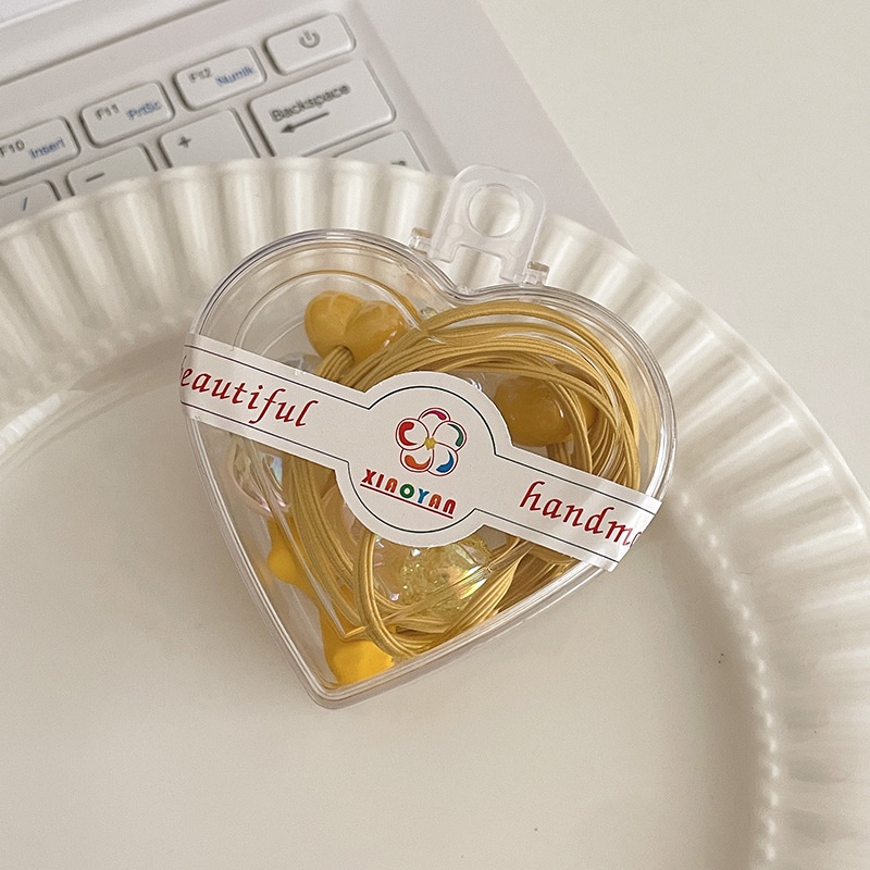 Set 10 Dây Cột Tóc Nhiều Màu Sắc Dễ Thương Cho Bé Gái