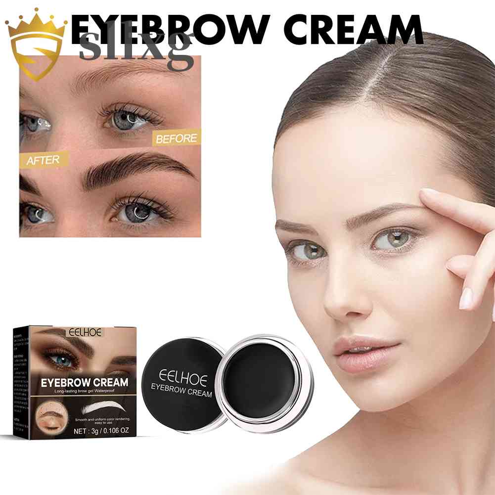 Kem Nhuộm Lông Mày 3g Chống Thấm Nước Trang Điểm Tự Nhiên Cho Nữ
