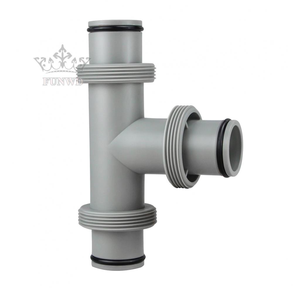 【FUNWD】Replacement For Intex Split Hose Plunger Valve Pool Part 1.5in Tee T-Joint