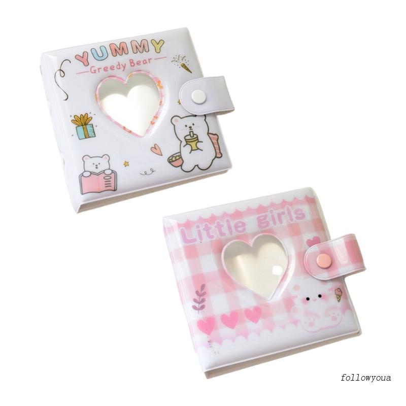 Giá Đỡ Ảnh 3Inch Họa Tiết Trái Tim / Gấu Đáng Yêu