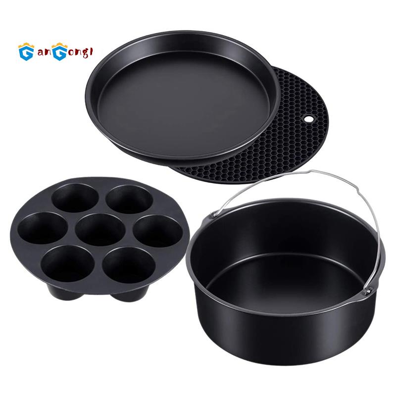 Bộ 4 Món Nồi Áp Suất, Nồi Hấp Và Nướng Không Khí Tương Thích Với Ninja Foodi 5 & 6.5 & 8 QtOP101 OP301 OP302