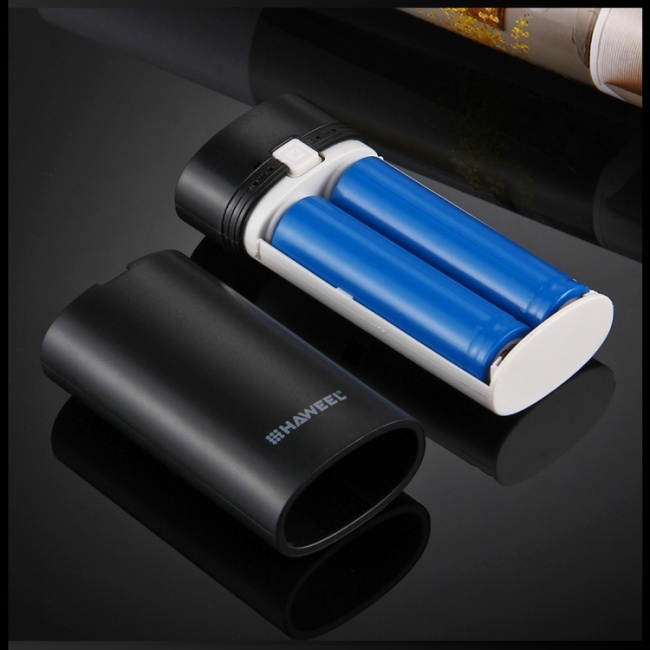 Hộp Sạc Pin 18650 2 Ngăn Có Đèn Báo Giao Diện USB Tiện Dụng