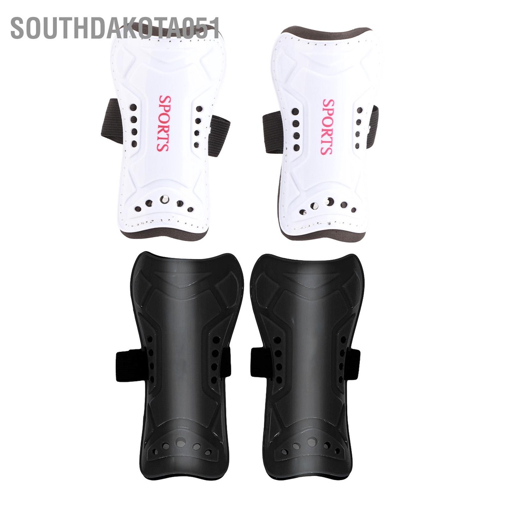 Southdakota051 1 Trẻ Em Bóng Đá Bảo Vệ Ống Chân Nhựa Mạnh Mẽ Thoáng Khí Chống Tác Động Kid Footbal Cận