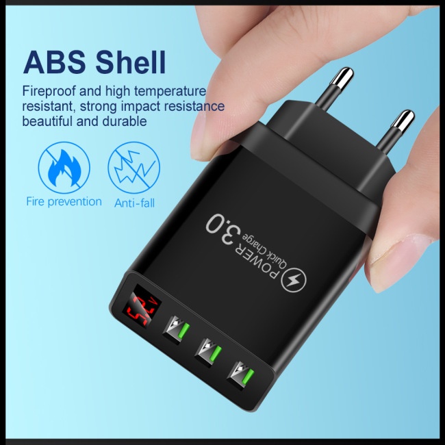 Củ Sạc Nhanh Zevaret 3a Cổng Usb 3.0 Cho Iphone 13 12 Pro Max