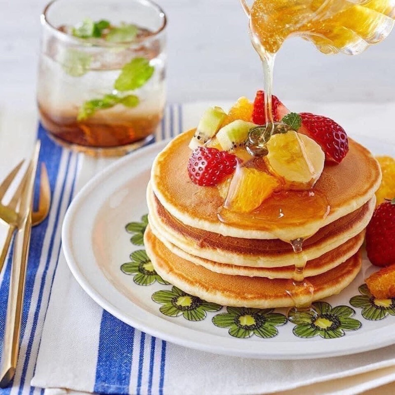 Bột làm bánh rán pancake Wakodo Nhật Bản cho bé 02/2025