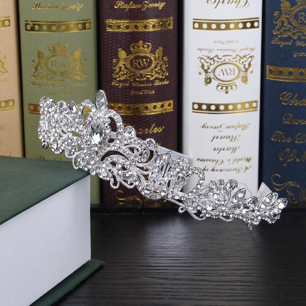 Vương Miện Nữ Hoàng Baroque Cổ Điển Sáng Tạo Thanh Lịch|Vương Miện Đội Đầu Kiểu Dáng Dễ Thương Xinh Xắn