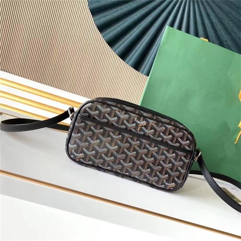 GOYARD Túi Đeo Chéo Da Thật Cỡ Lớn Đựng Máy Ảnh Phong Cách Đường Phố Cá Tính