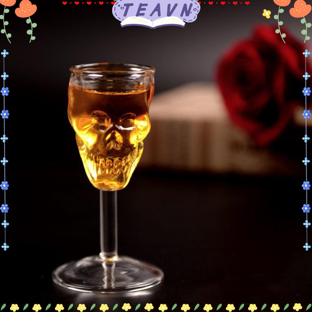 Ly Thủy Tinh Uống Rượu Cocktail Hình Đầu Lâu Độc Đáo