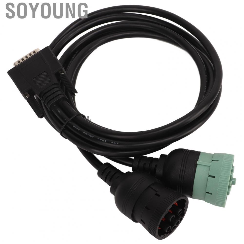 Soyoung Y Diagnostic Cable  6PIN 9PIN Plug and Play ABS Rubber Heavy Duty Stable Transmission Diagnosis Adapter for DLA+2