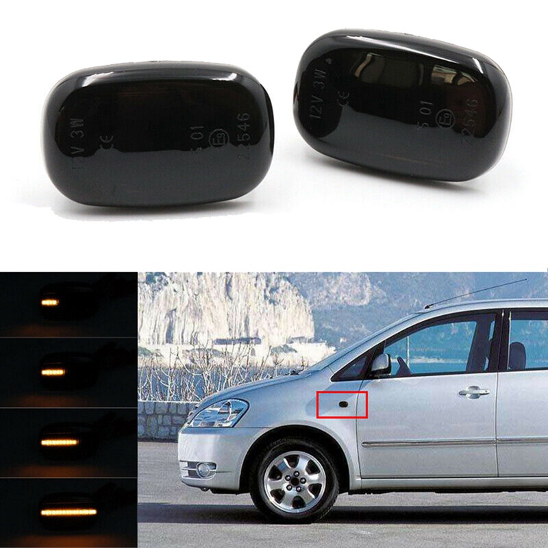 Bộ 2 Đèn Tín Hiệu Cho Toyota Corolla RAV4 Prius Yaris Camry Hilux Harrier