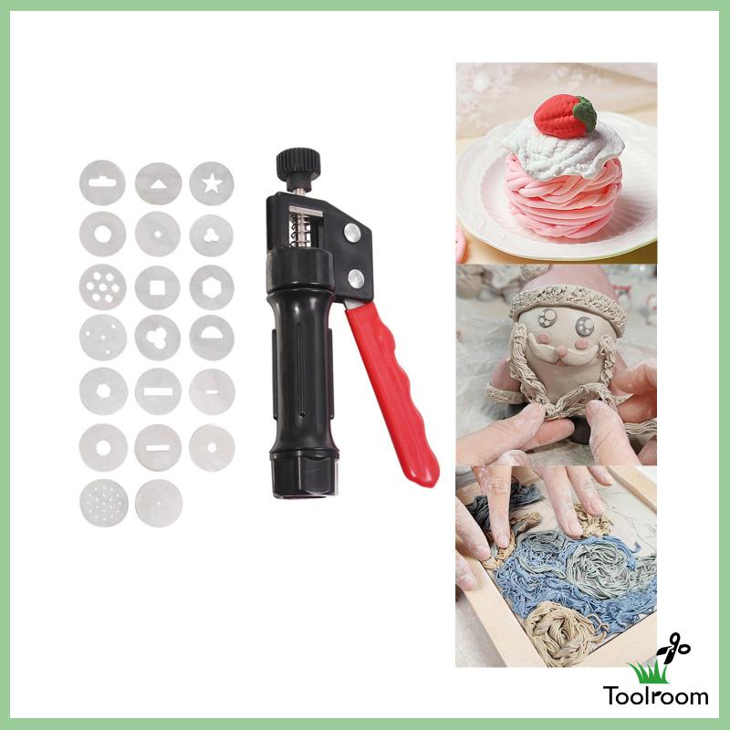 Dụng Cụ Đùn Đất Sét Mềm Dùng Trang Trí Bánh Kem DIY