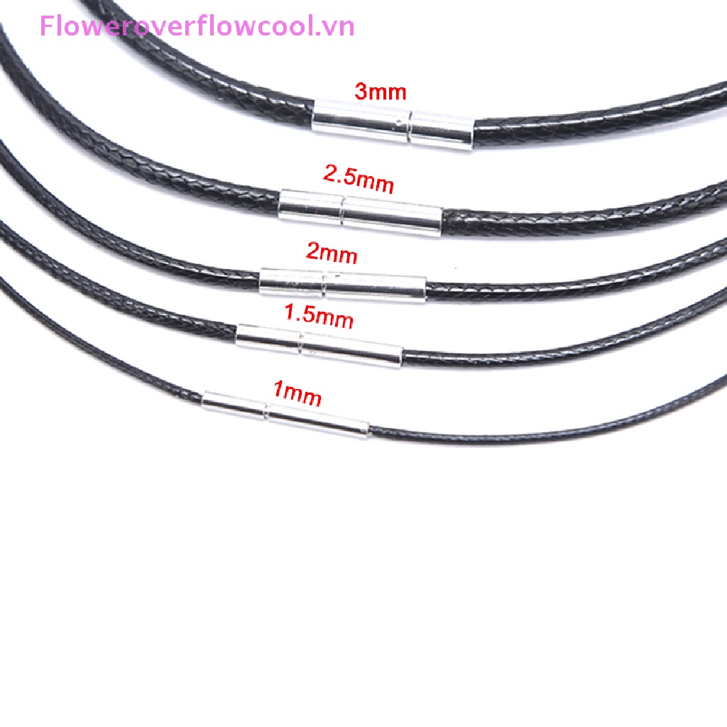 Vòng Cổ Choker Dây Da Màu Đen Khóa Xoay Bằng Thép Không Gỉ Cá Tính Cho Nữ