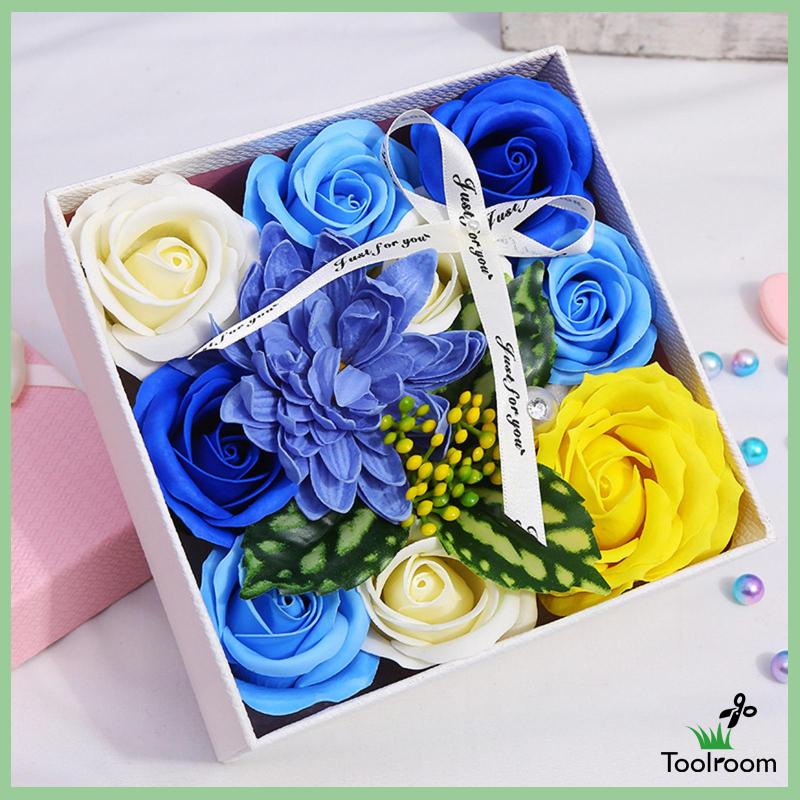 Hộp Quà Xà Phòng Hình Hoa Hồng Có Hương Thơm Dành Cho Tiệc Cưới