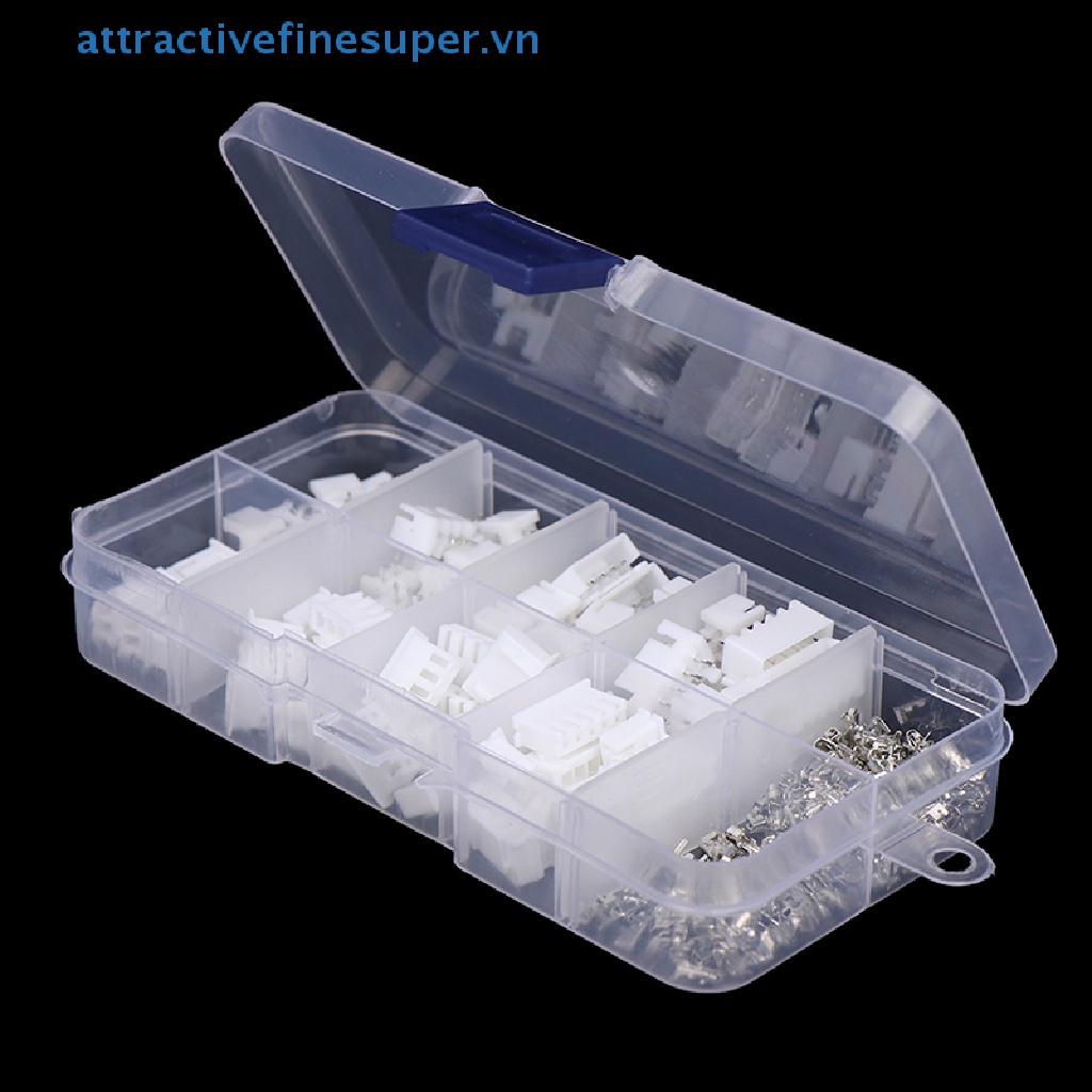 Set 230 Đầu Nối Dây Điện XH 2.54 2p 3p 4p 5pin 2.54mm